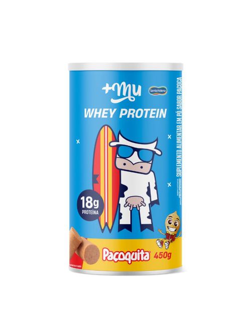 Whey de Paçoquita Tradicional Mais Mu Performace 450g