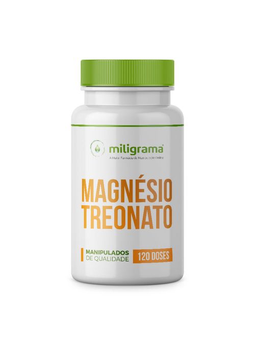 Magnésio Treonato 300mg 120 Doses