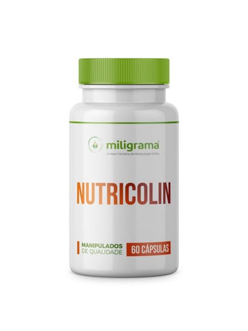 Nutricolin 300mg 60 Cápsulas com Selo de Autenticidade