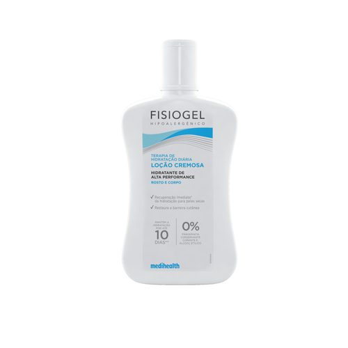 Hidratante Corporal Loção Cremosa para Pele Seca e Sensível 200 ml Fisiogel