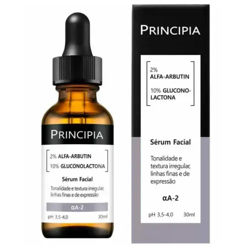 Sérum Renovador Alfa-Arbutin + Gluconolactona Principia 30ml