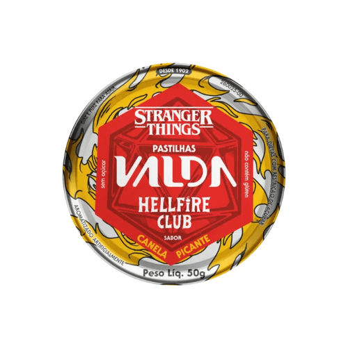 Pastilha Valda Stranger Things Canela e Pimenta - 50g