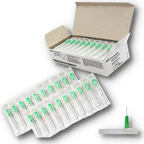 Agulha Hipodérmica BD 21G Verde 0,80x30mm 11/4 Estéril – Unidade