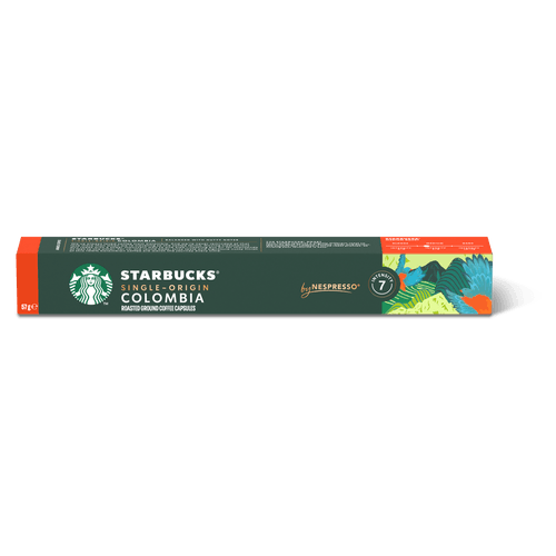 Café em Cápsula STARBUCKS Single - Origin Colombia by NESPRESSO Torra Média 10 Cápsulas