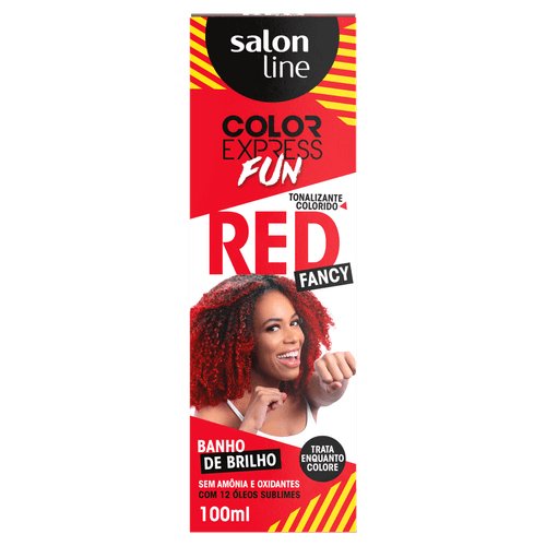 Tonalizante Semi-Permanente Color Express Fun Red Fancy 100ml Salon Line