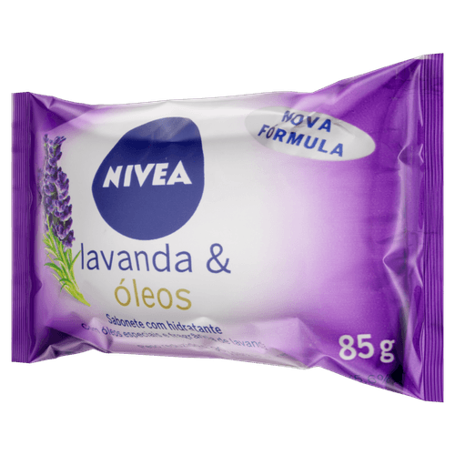 Sabonete em Barra Hidratante Lavanda e Óleos 85g Nivea