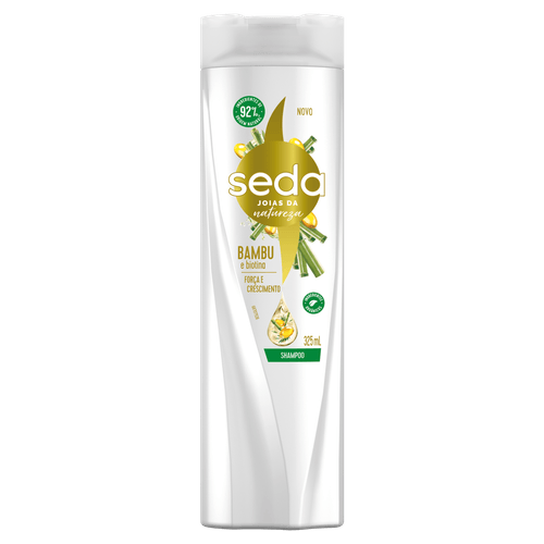 Shampoo Seda Joias da Natureza Bambu e Biotina - 325ml