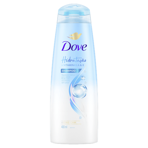 Shampoo Dove Hidratação Frasco 400ml