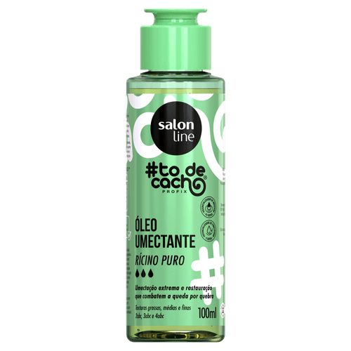 Óleo Umecta Salon Line Ricino Puro Todecacho 100Ml - Salon Line To De Cacho