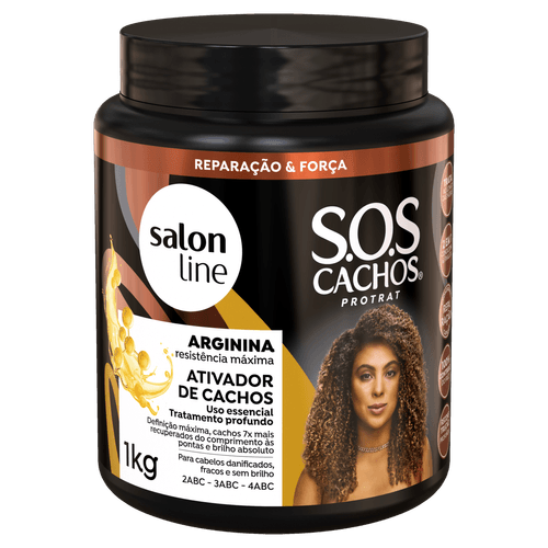 Ativador de Cachos SOS Reconstrutor 1kg Salon Line