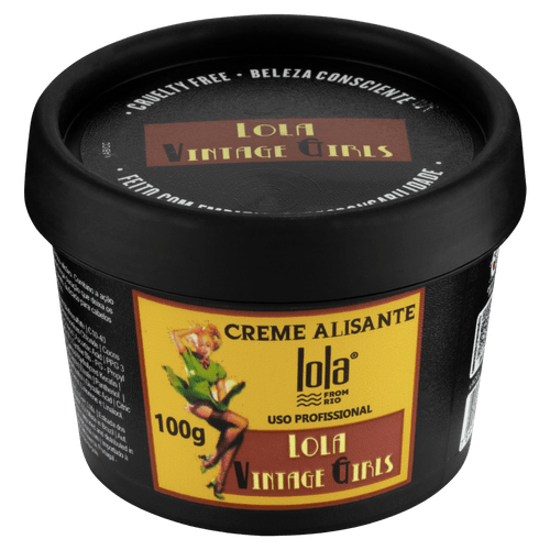 Creme Alisante Vintage Girls Liso 100g Lola