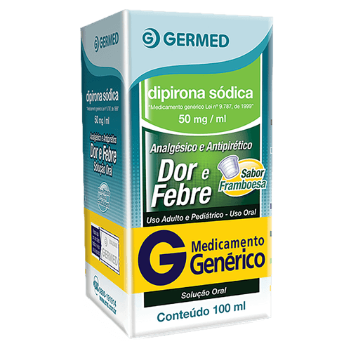 Dipirona Sodica 50mg Sl Or 100ml - Genérico - Germed