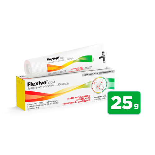 Flexive CDM 350mg/g Merck 1 bisnaga (25g) Creme dermatológico