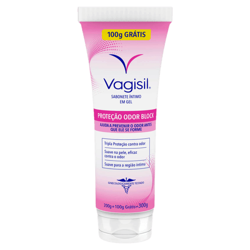 Sabonete Líquido Íntimo Fem Vagisil Odor Block 300G - Vagisil