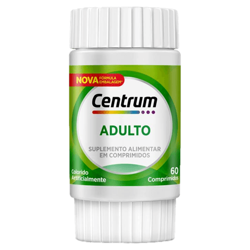 Suplemento Centrum Adulto Frasco 60 Comprimidos