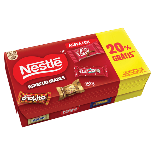 Bombom Especialidades 251g Sortidos (Prestígio, Alpino, Galak) Nestlé