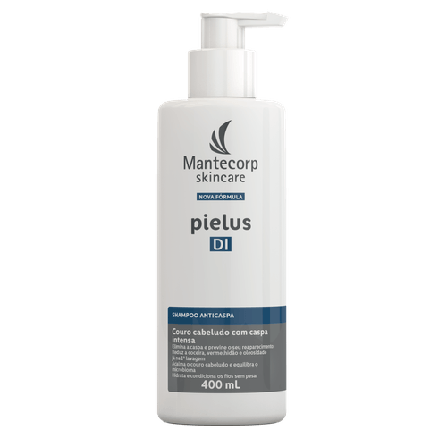Shampoo anticaspa Pielus DI branco 400ml Hypera