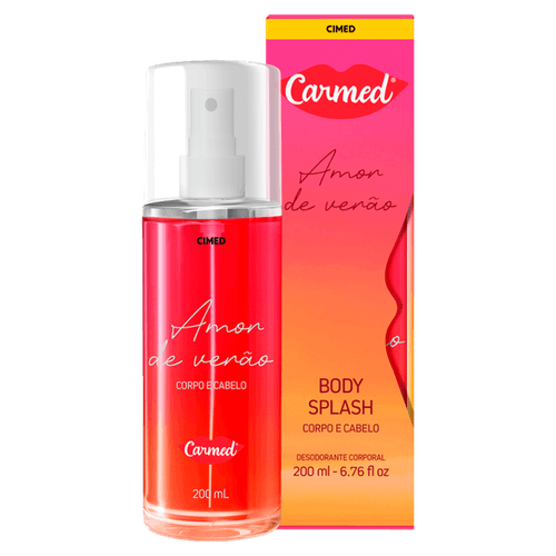 Desodorante Corporal Body Splash Amor de Verão Carmed Spray - 200ml