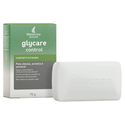 Sabonete Barra Mantecorp Skincare Glycare Control - 70g