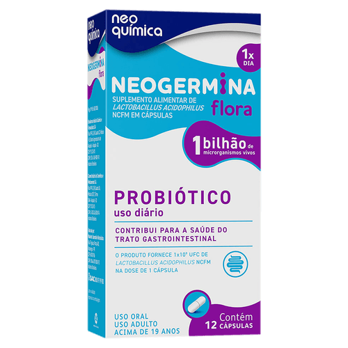 Neogermina Flora 1 Bilhão Neo Química - 12 Cápsulas