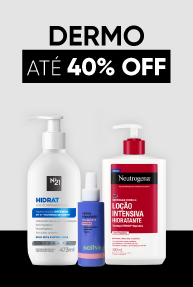 Dermo até 40% OFF